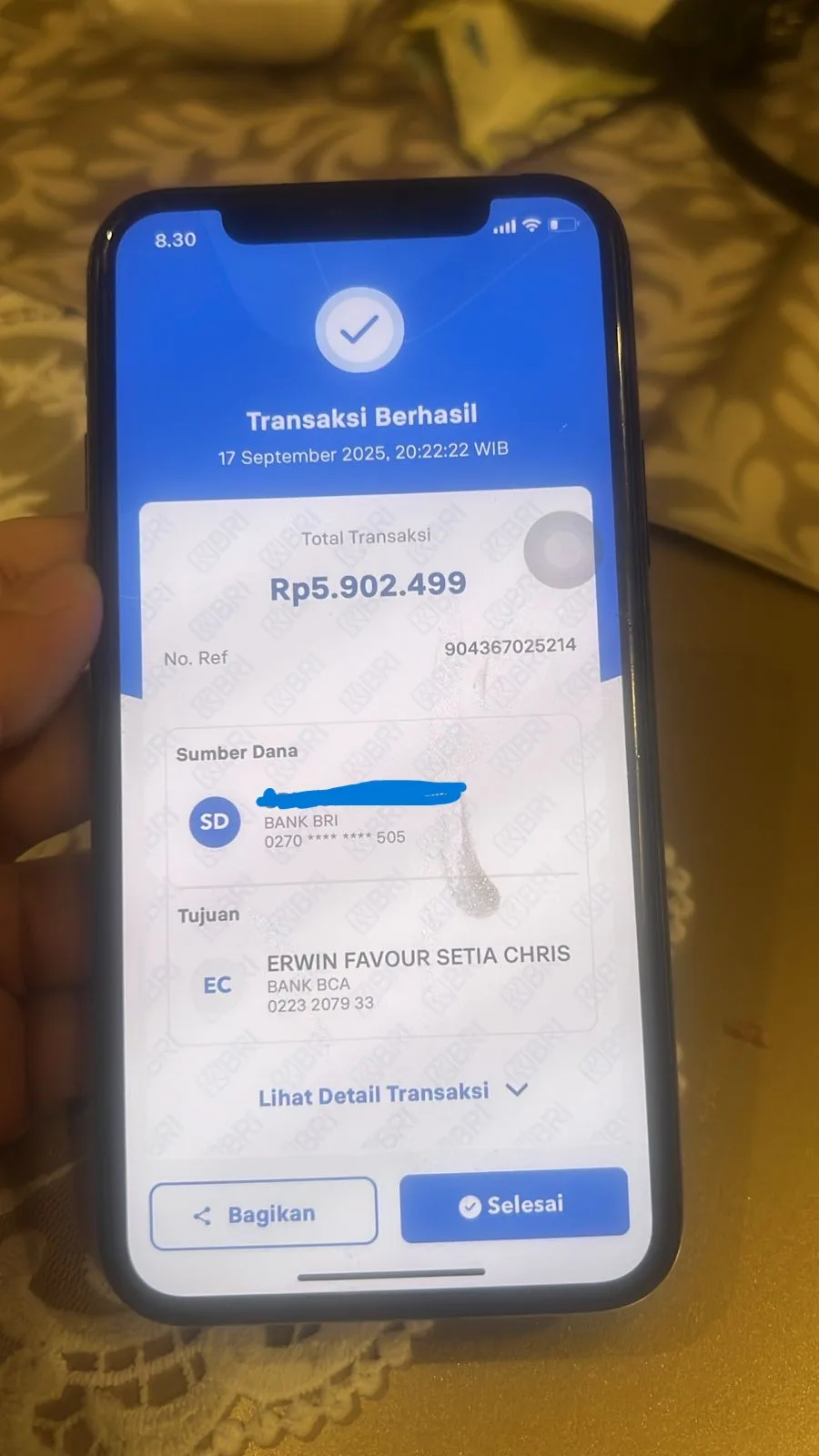 Bukti Transfer