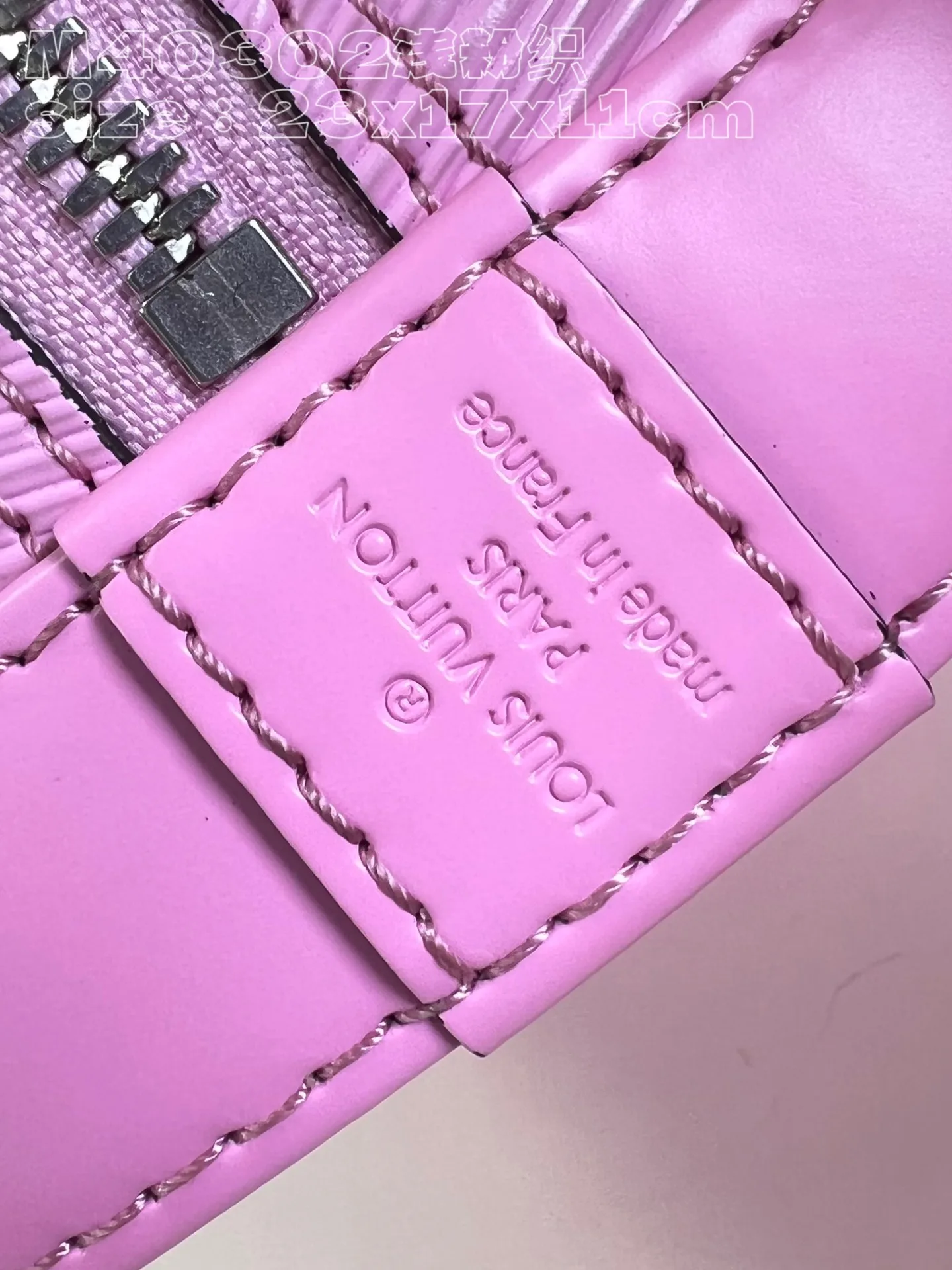 Alma BB Epi Leather Pink